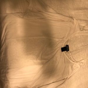 short sleeve wet seal top with lace back